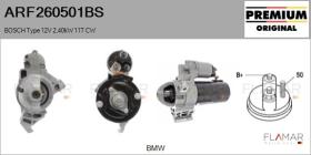 BOSCH ARF260501BS - ARR OE New BOSCH Type 12V