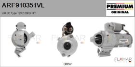 VALEO ARF910351VL - ARR OE New VALEO Type 12V
