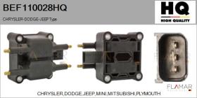 HQ BEF110028HQ - BOBINA ENCENDIDO CHRYSLER