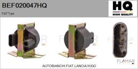 HQ BEF020047HQ - BOBINA ENCENDIDO FIAT