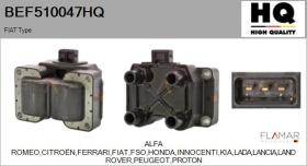 HQ BEF510047HQ - BOBINA ENCENDIDO FIAT