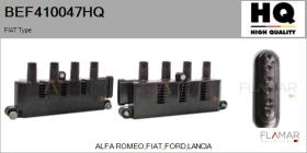 HQ BEF410047HQ - BOBINA ENCENDIDO FIAT