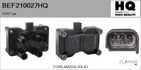 HQ BEF210027HQ - BOBINA ENCENDIDO FORD