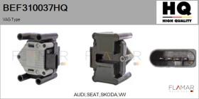 HQ BEF310037HQ - BOBINA ENCENDIDO VW