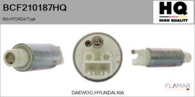 HQ BCF210187HQ - Bomba Combustible Kia-Hyundai