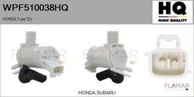 HQ WPF510038HQ - Bomba de agua de lavado, lavado de parabrisas