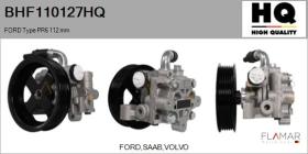 HQ BHF110127HQ - BOMBA de DA NUEVO FORD Type PR6 112 mm