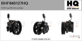 HQ BHF840127HQ - BOMBA de DA NUEVO FORD Type PR6 126 mm 80 bar