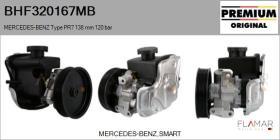 MERCEDES BENZ BHF320167MB - BOMBA de DA NUEVO ORIG. MERCEDES-BENZ Type PR6 138 mm 120 ba