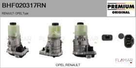 RENAULT NISSAN BHF020317RN - BOMBA de DA NUEVO ORIG. RENAULT Type