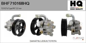 HQ BHF710168HQ - BOMBA de DA NUEVO TOYOTA Type PR7 121 mm