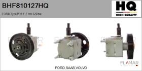 HQ BHF810127HQ - Bomba hidráulica, dirección FORD Type PR5 117 mm 120 bar