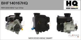 HQ BHF140167HQ - Bomba hidráulica, dirección MERCEDES-BENZ Type 120 bar