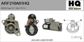 HQ ARF210A01HQ - BOSCH Type 12V 1,10kW 10T CW