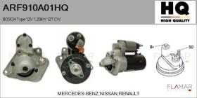 HQ ARF910A01HQ - BOSCH Type 12V 1,20kW 12T CW