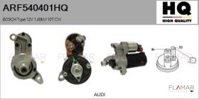 HQ ARF540401HQ - BOSCH Type 12V 1,40kW 10T CW