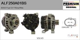 BOSCH ALF250A01BS - BOSCH Type 12V 175Amp PFR5
