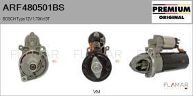 BOSCH ARF480501BS - BOSCH Type 12V 1,7kW 9T