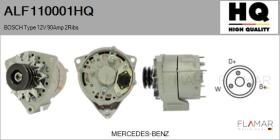 HQ ALF110001HQ - BOSCH Type 12V 90Amp