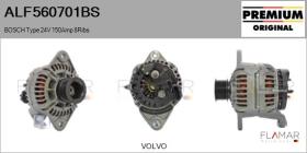 BOSCH ALF560701BS - BOSCH Type 24V 150Amp