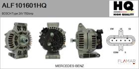 HQ ALF101601HQ - BOSCH Type 24V 150Amp