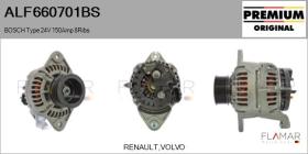 BOSCH ALF660701BS - BOSCH Type 24V 150Amp PR8