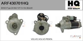 HQ ARF430701HQ - BOSCH Type 24V 6,00kW 12T CW