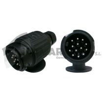 OUTLE E0500R - CLAVIJA PLASTICA 13P 12V