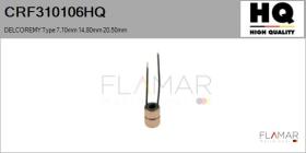 HQ CRF310106HQ - COLECT. NUEVO DELCOREMY Type 7,10mm 14,80mm 20,50mm