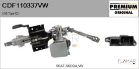 VW CDF110337VW - COLUMNA NUEVO ORIG. VAG Type 12V
