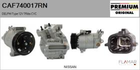 RENAULT NISSAN CAF740017RN - Compresor AIRE ACONDICIONADO