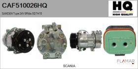 HQ CAF510026HQ - Compresor AIRE ACONDICIONADO