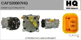 HQ CAF520007HQ - Compresor AIRE ACONDICIONADO