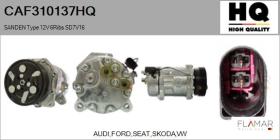 HQ CAF310137HQ - Compresor AIRE ACONDICIONADO