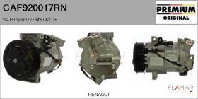RENAULT NISSAN CAF920017RN - Compresor AIRE ACONDICIONADO