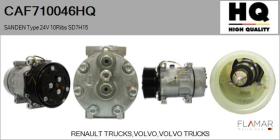 HQ CAF710046HQ - Compresor AIRE ACONDICIONADO