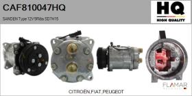 HQ CAF810047HQ - Compresor AIRE ACONDICIONADO