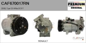 RENAULT NISSAN CAF670017RN - Compresor AIRE ACONDICIONADO