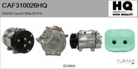 HQ CAF310026HQ - Compresor AIRE ACONDICIONADO