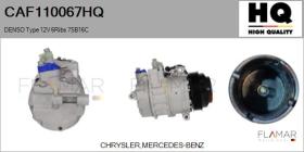 HQ CAF110067HQ - Compresor AIRE ACONDICIONADO