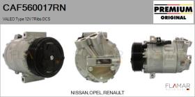 RENAULT NISSAN CAF560017RN - Compresor AIRE ACONDICIONADO
