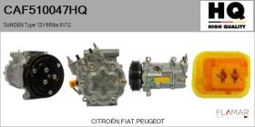 HQ CAF510047HQ - Compresor AIRE ACONDICIONADO