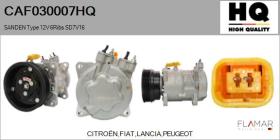 HQ CAF030007HQ - Compresor AIRE ACONDICIONADO
