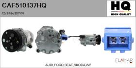 HQ CAF510137HQ - Compresor AIRE ACONDICIONADO