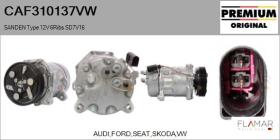 VW CAF310137VW - Compresor AIRE ACONDICIONADO