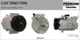 RENAULT NISSAN CAF760017RN - Compresor AIRE ACONDICIONADO