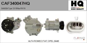 HQ CAF340047HQ - Compresor AIRE ACONDICIONADO