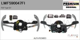 FIAT LMF590047FI - Conmutador Columna Dirección FIAT