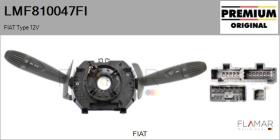 FIAT LMF810047FI - Conmutador Columna Dirección FIAT