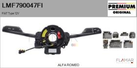 FIAT LMF790047FI - Conmutador Columna Dirección FIAT